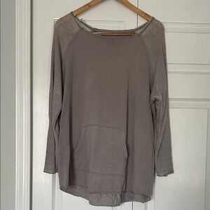 Calvin Klein Performance Women's Grey Long Sleeve Top Size L
